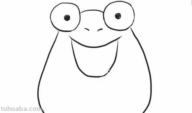 青蛙简笔画怎么画（）