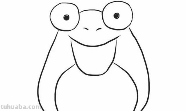 青蛙简笔画怎么画（）