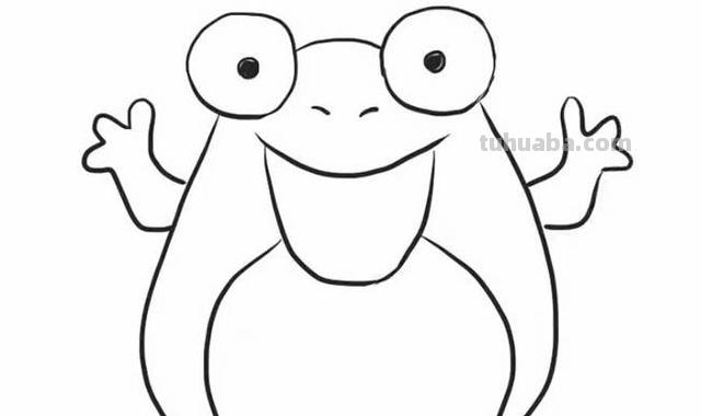 青蛙简笔画怎么画（）