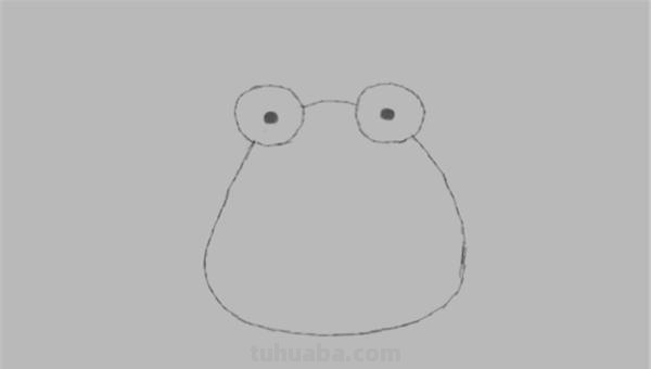 青蛙简笔画怎么画（）