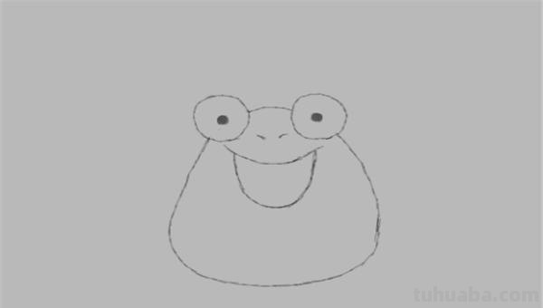 青蛙简笔画怎么画（）