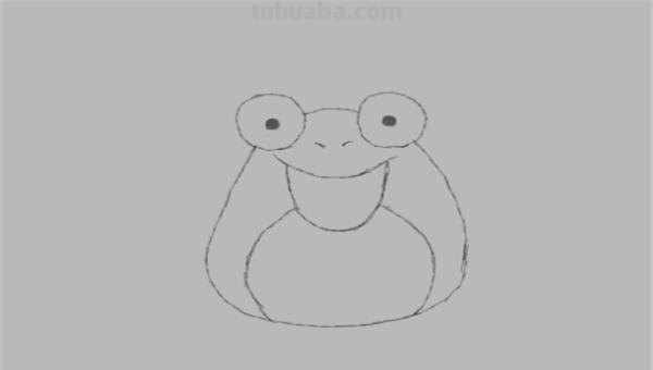青蛙简笔画怎么画（）
