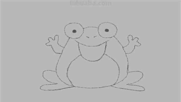 青蛙简笔画怎么画（）