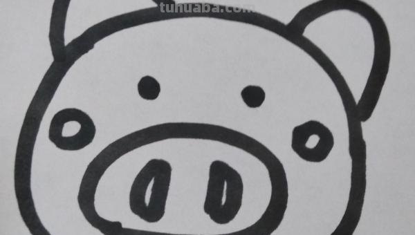 小猪简笔画怎么画（三只小猪简笔画怎么画）