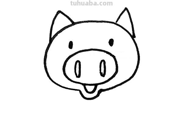小猪简笔画怎么画（三只小猪简笔画怎么画）