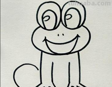 简笔画青蛙怎么画（）