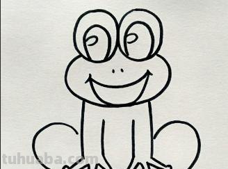 简笔画青蛙怎么画（）