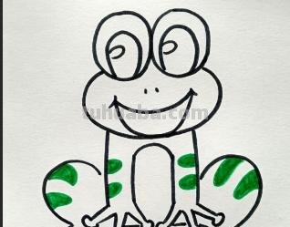 简笔画青蛙怎么画（）