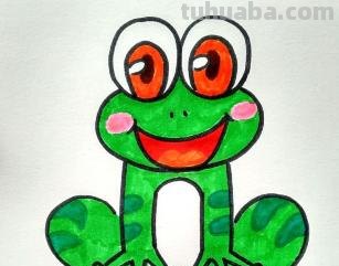 简笔画青蛙怎么画（）