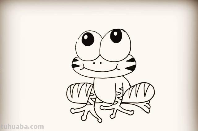 简笔画青蛙怎么画（）