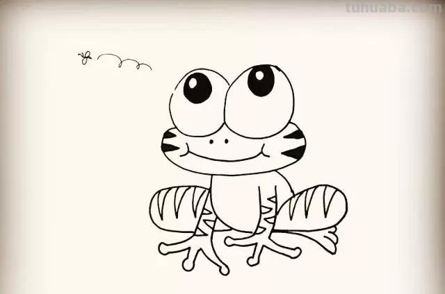 简笔画青蛙怎么画（）