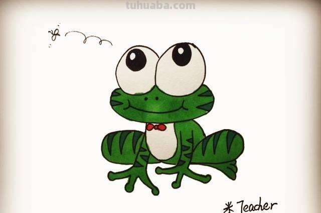 简笔画青蛙怎么画（）