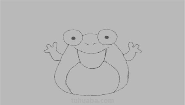 青蛙怎么画简笔画（）