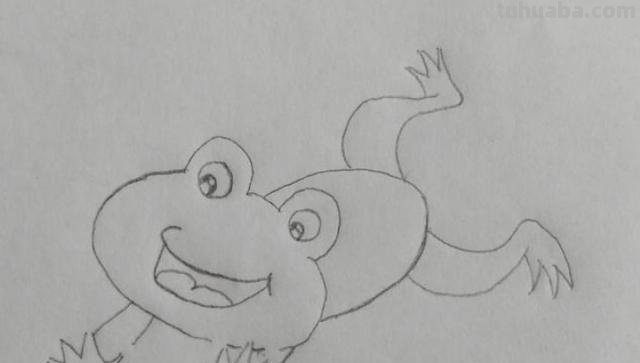 青蛙怎么画简笔画（）