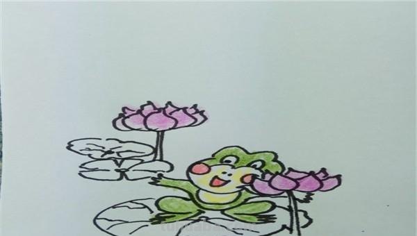青蛙怎么画简笔画（）