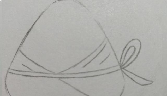 简笔画粽子怎么画（简笔画粽子怎么画又好看）