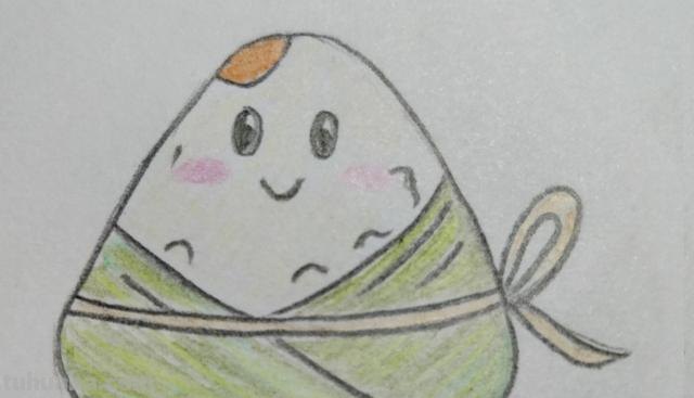 简笔画粽子怎么画（简笔画粽子怎么画又好看）