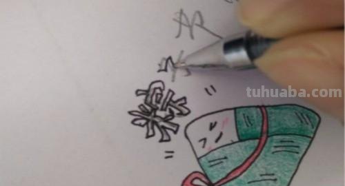 简笔画粽子怎么画（简笔画粽子怎么画又好看）