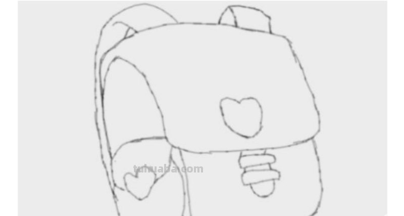 书包怎么画简笔画（打开书包怎么画简笔画）