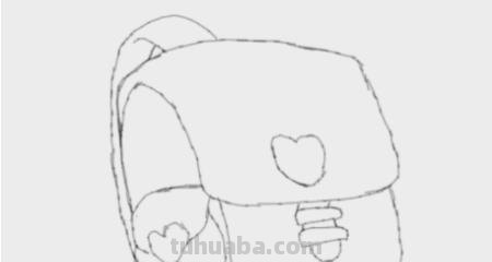 书包怎么画简笔画（打开书包怎么画简笔画）