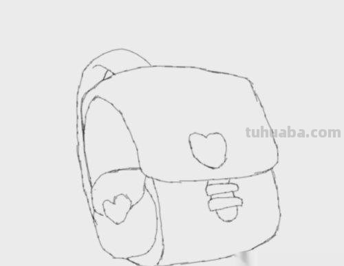 书包怎么画简笔画（打开书包怎么画简笔画）