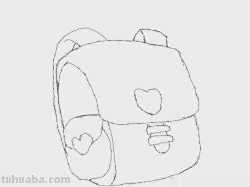 书包怎么画简笔画（打开书包怎么画简笔画）