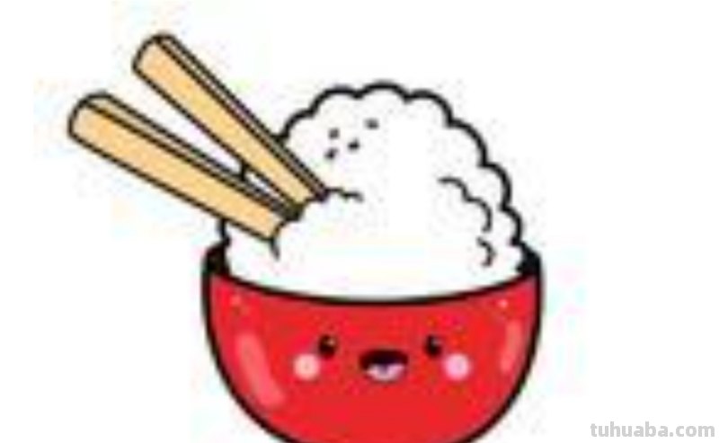碗怎么画简笔画（女生洗碗怎么画简笔画）