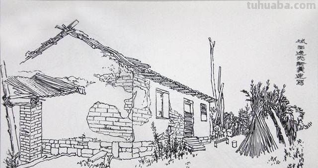 皖南速写风景（皖南速写风景临摹图片）