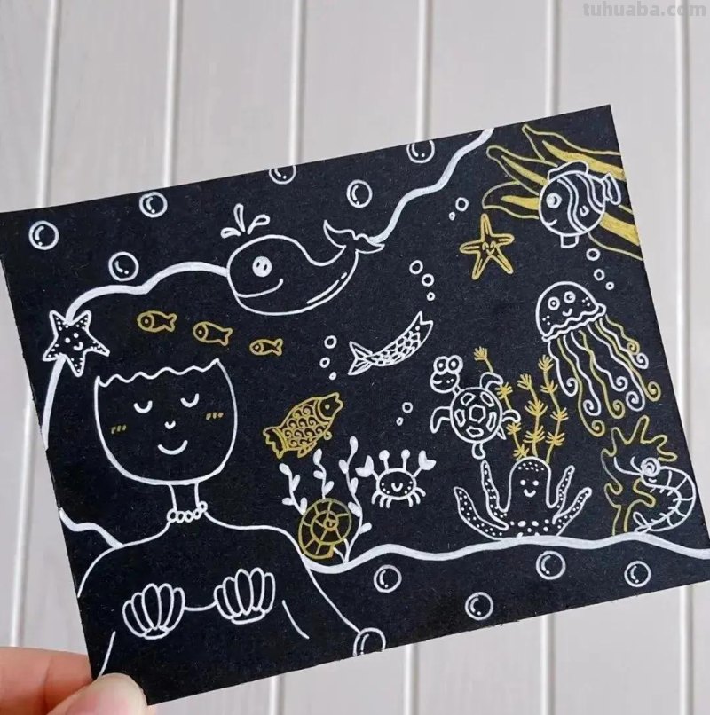 这样的40种儿童简笔范画作品太惊艳了，太棒了！赶紧收藏备用！