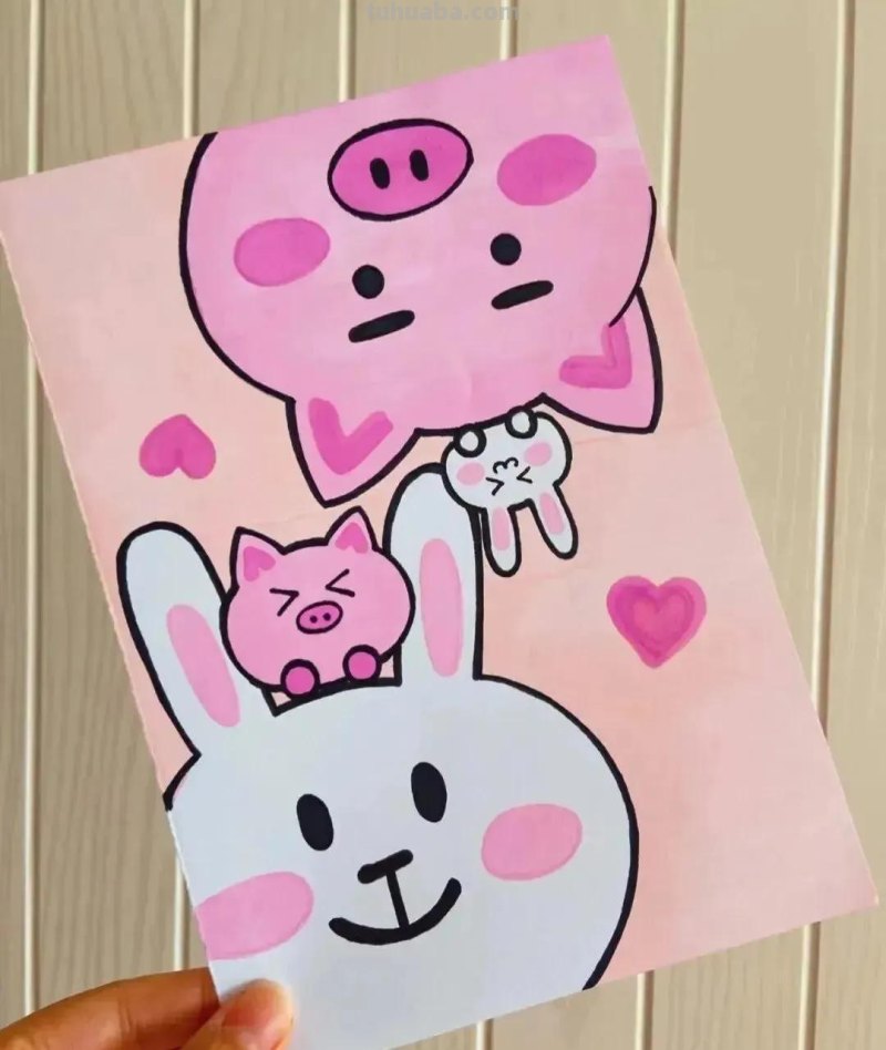 这样的40种儿童简笔范画作品太惊艳了，太棒了！赶紧收藏备用！