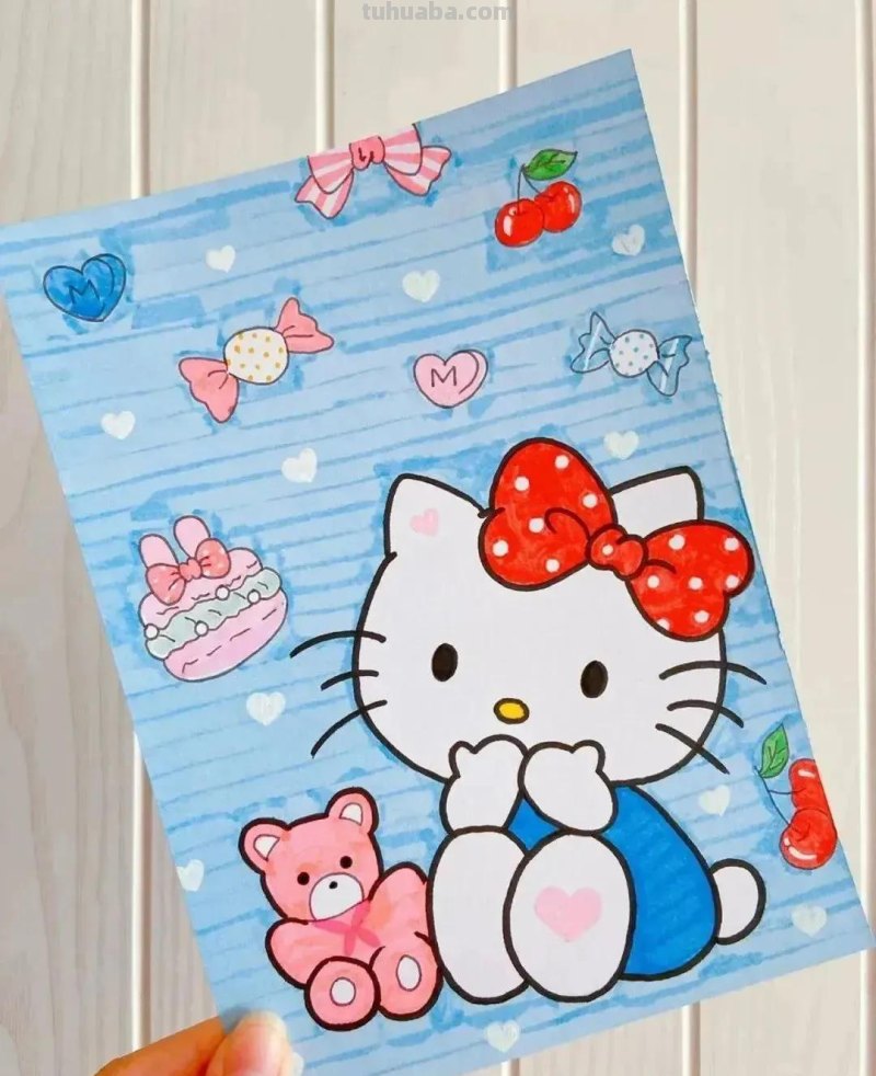 这样的40种儿童简笔范画作品太惊艳了，太棒了！赶紧收藏备用！