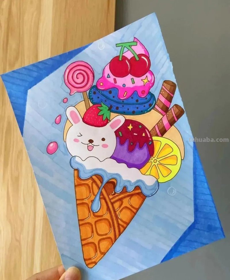 这样的40种儿童简笔范画作品太惊艳了，太棒了！赶紧收藏备用！