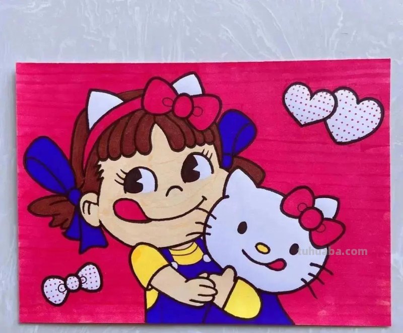 这样的40种儿童简笔范画作品太惊艳了，太棒了！赶紧收藏备用！