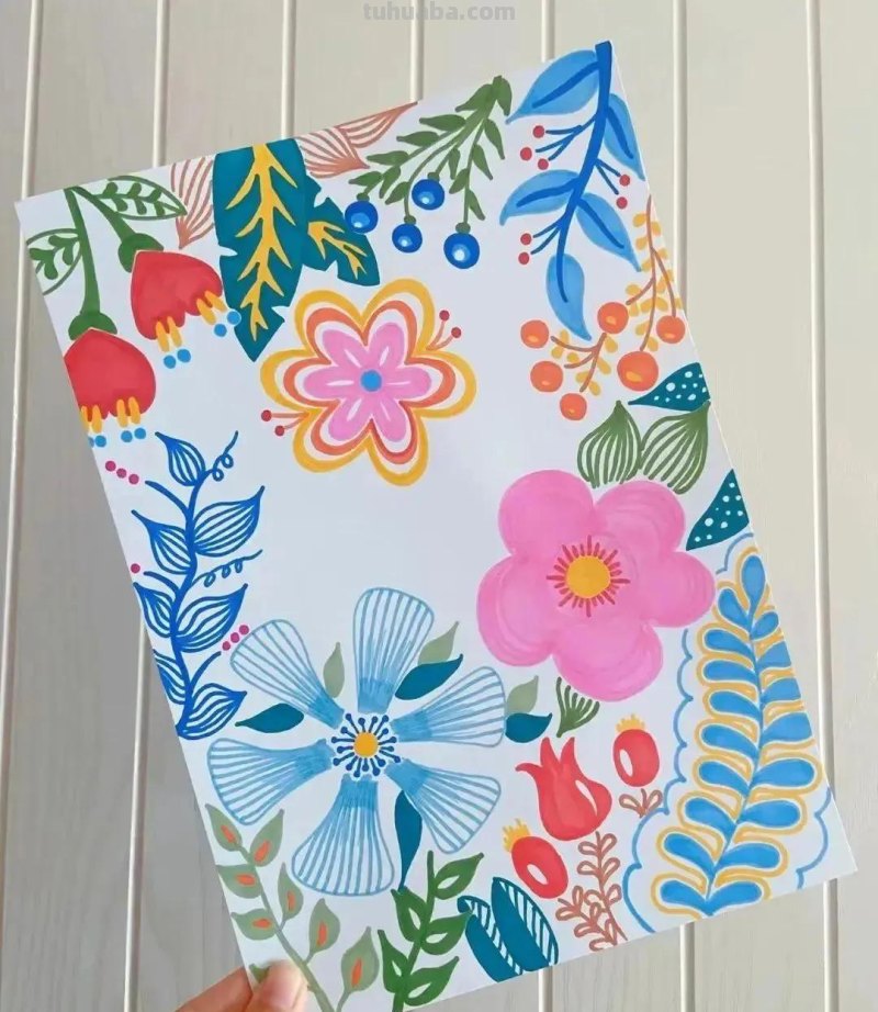 这样的40种儿童简笔范画作品太惊艳了，太棒了！赶紧收藏备用！