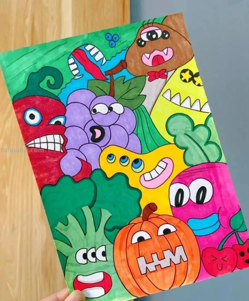 这样的40种儿童简笔范画作品太惊艳了，太棒了！赶紧收藏备用！