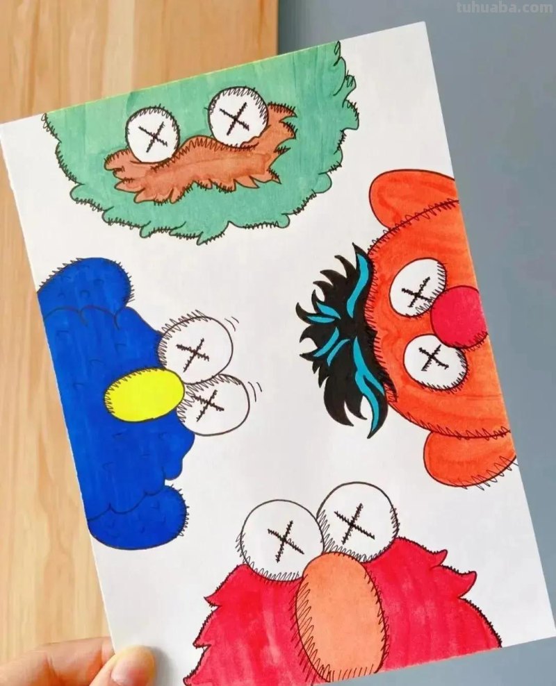 这样的40种儿童简笔范画作品太惊艳了，太棒了！赶紧收藏备用！