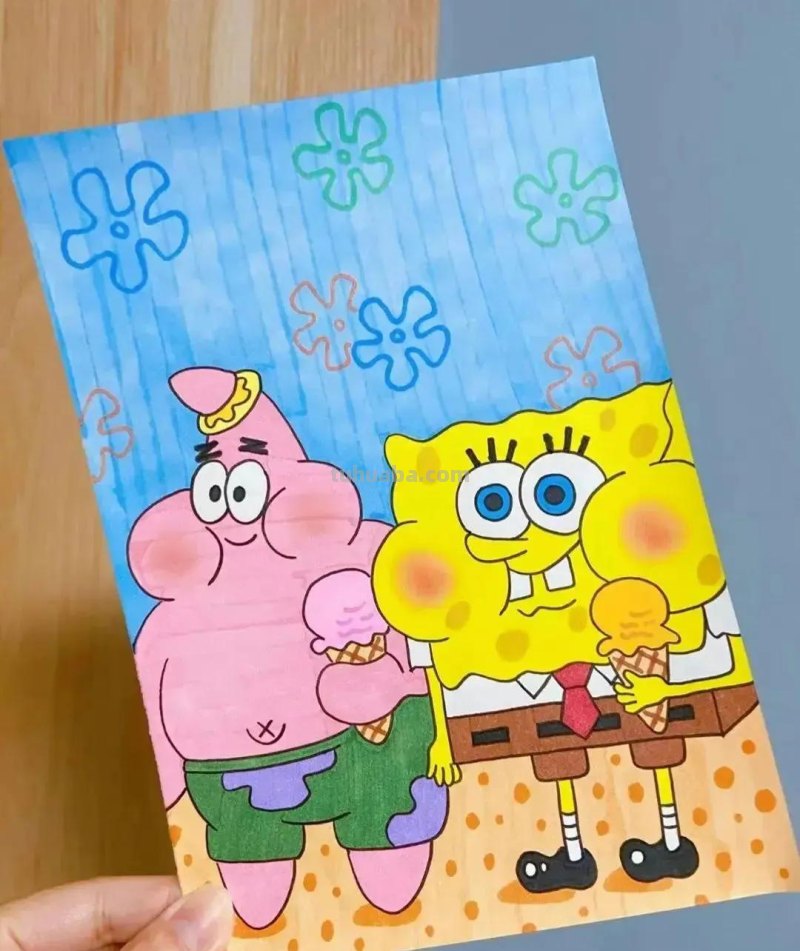 这样的40种儿童简笔范画作品太惊艳了，太棒了！赶紧收藏备用！