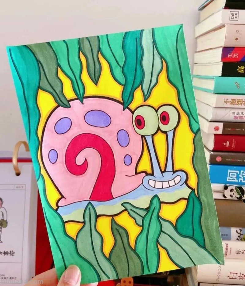 这样的40种儿童简笔范画作品太惊艳了，太棒了！赶紧收藏备用！