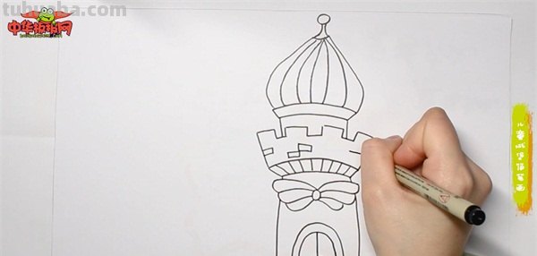城堡怎么画简笔画（美人鱼的城堡怎么画简笔画）