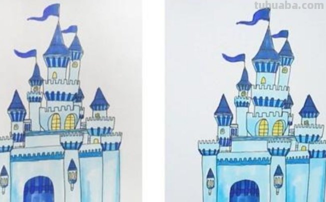 城堡怎么画简笔画（美人鱼的城堡怎么画简笔画）