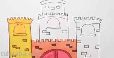 城堡怎么画简笔画（美人鱼的城堡怎么画简笔画）