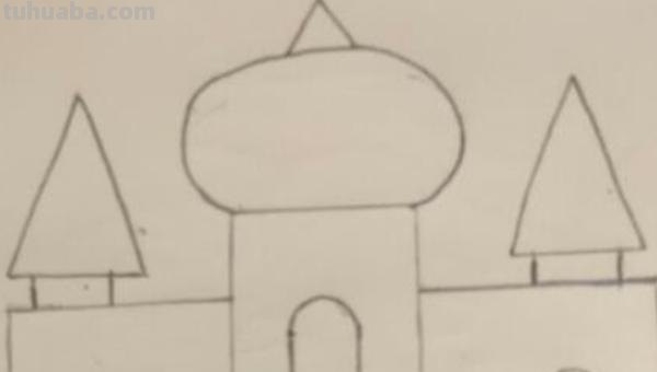 城堡怎么画简笔画（美人鱼的城堡怎么画简笔画）