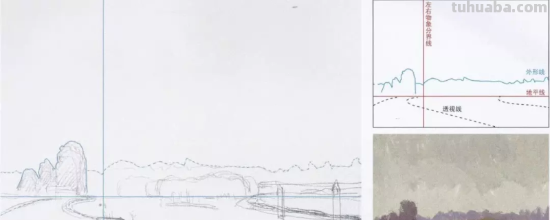 想画出漂亮的水粉风景画，这篇教程合适你