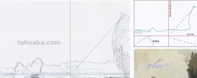 想画出漂亮的水粉风景画，这篇教程合适你