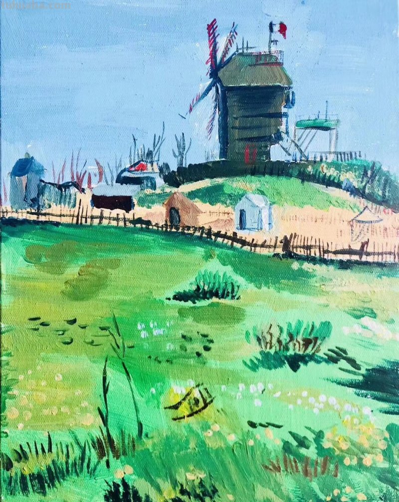 漂亮的水粉画作品欣赏