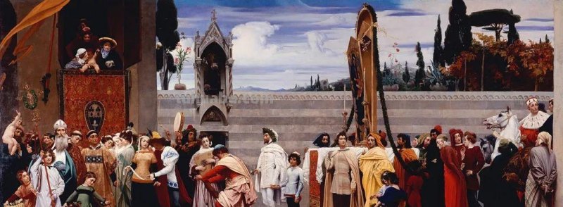 他曾是英国皇家艺术学院院长，笔下的人体油画，好美