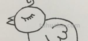 简笔画小鸡怎么画（简笔画小鸡怎么画可爱）