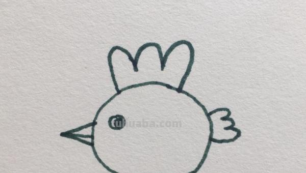 简笔画小鸡怎么画（简笔画小鸡怎么画可爱）
