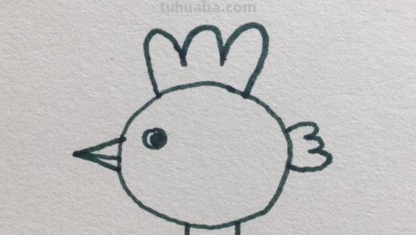 简笔画小鸡怎么画（简笔画小鸡怎么画可爱）