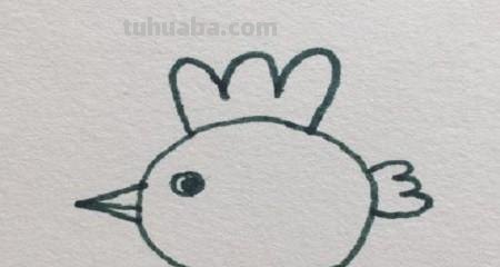 简笔画小鸡怎么画（简笔画小鸡怎么画可爱）